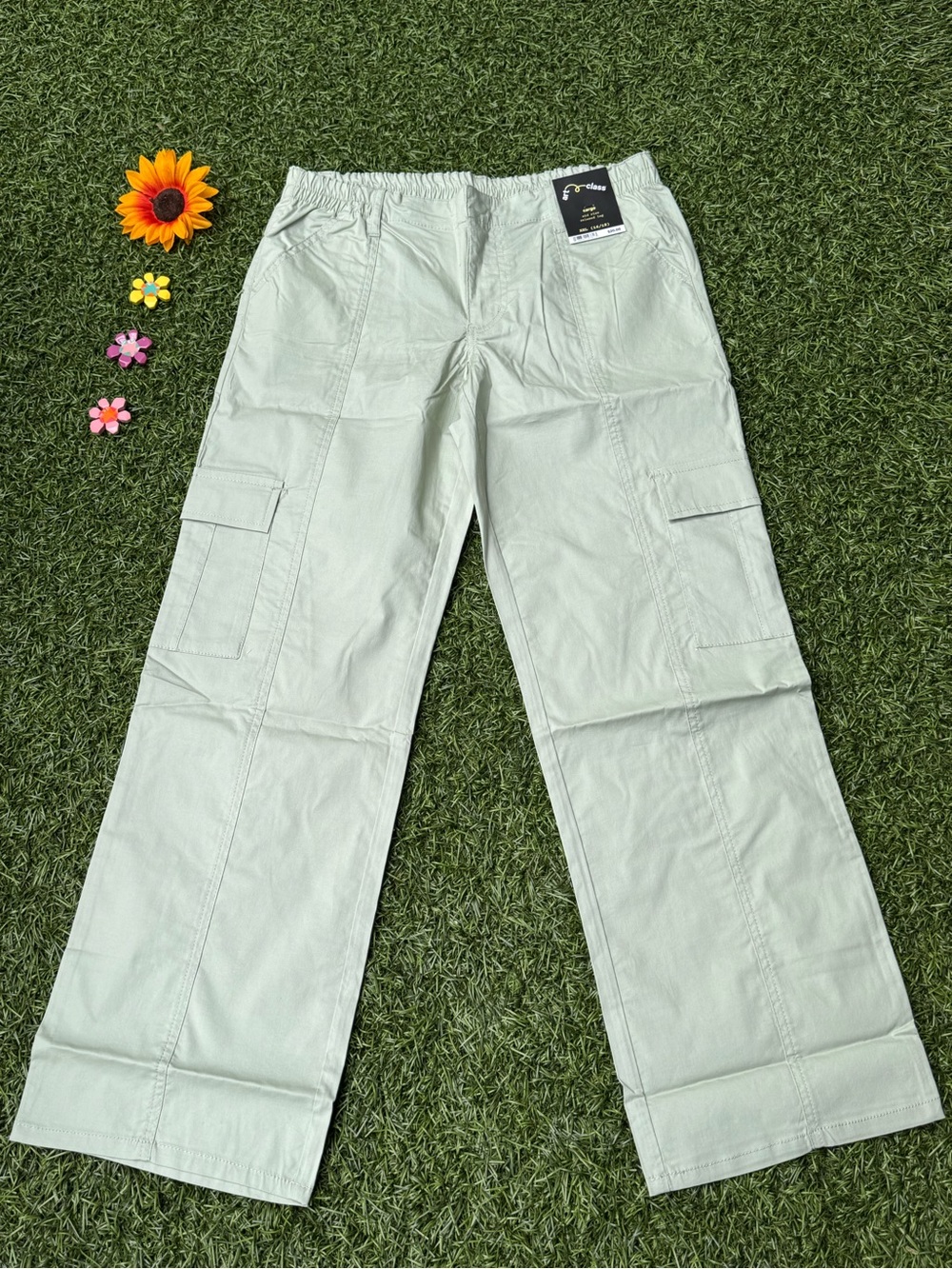 Art Class Sage Green Cargo Pants Girls Size XXL 16/18 NWT